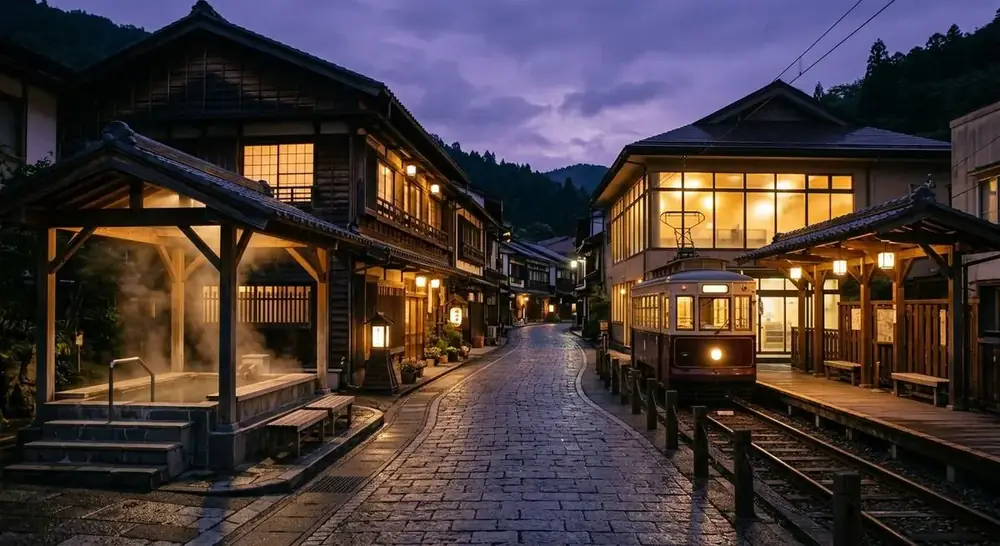 温泉示意图