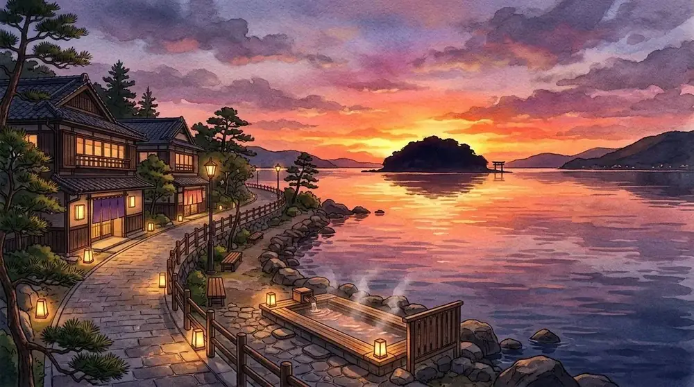 温泉示意图
