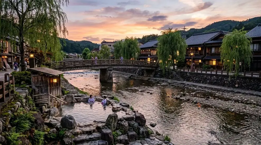 Illustrative onsen mood image