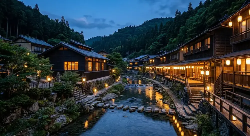 Illustrative onsen mood image