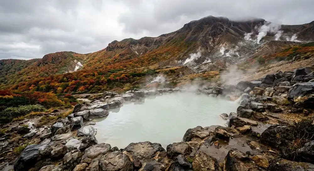 Illustrative onsen mood image
