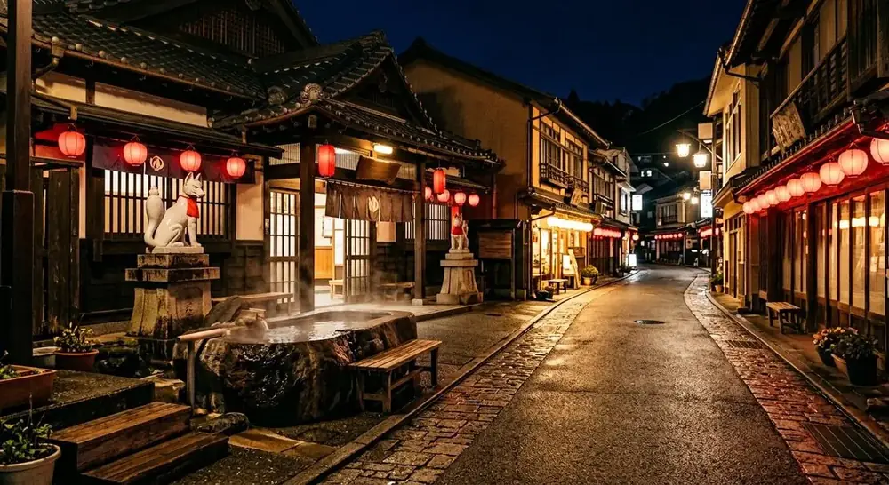 温泉示意图